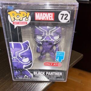 Funko Pop Marvel Black Panther Art Series Purple Figure